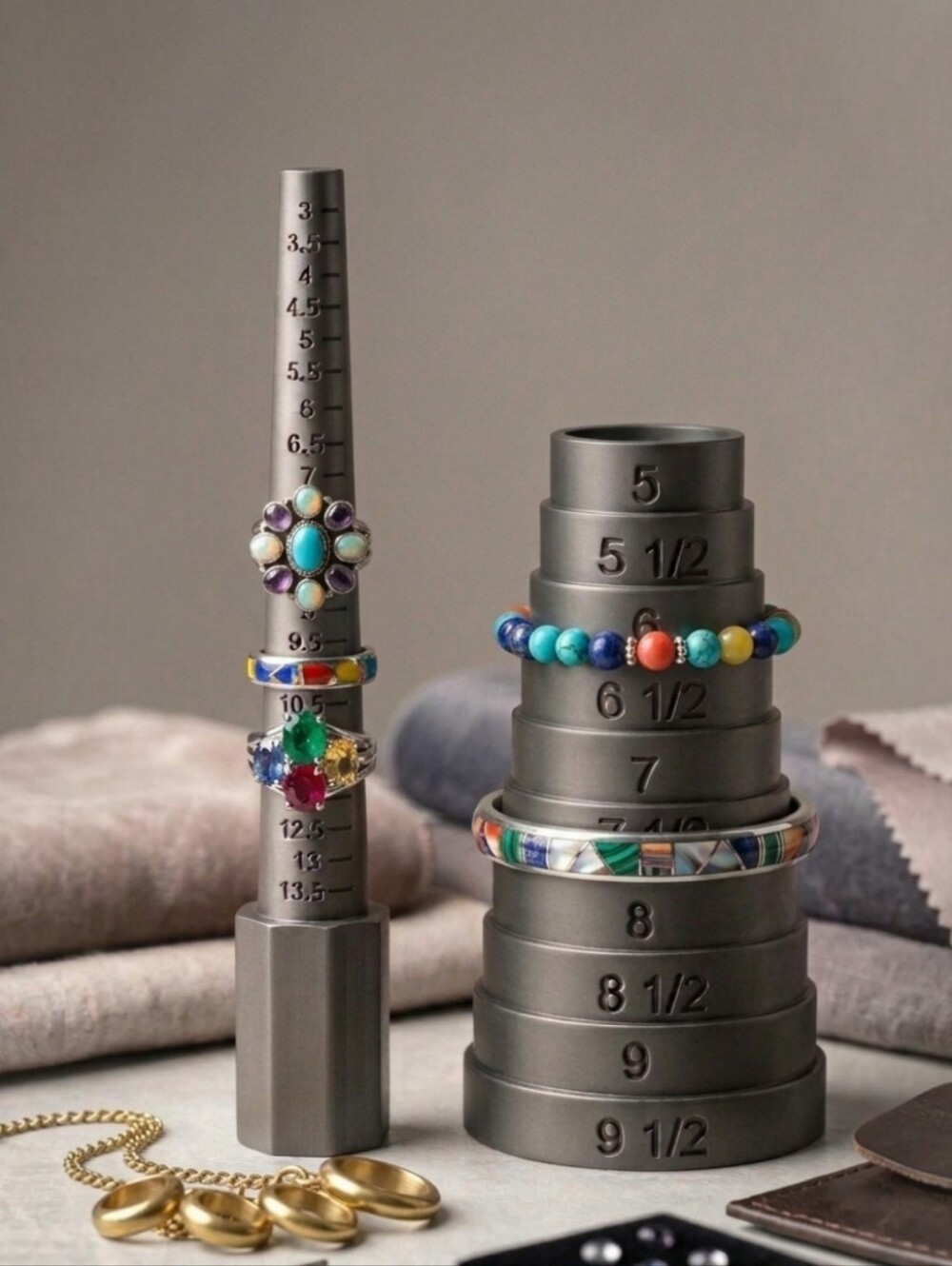 Bracelet and Ring Sizers! Bracelet and Ring Mandrel Set! - Picture 4 of 4